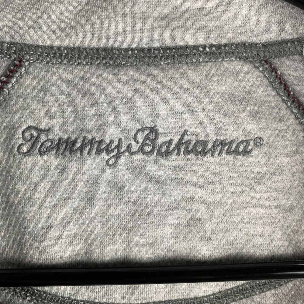 Tommy Bahama 1/4 Zip Pullover Men XL Gray Flipside Sweatshirt Reversible Sweater - Picture 4 of 8